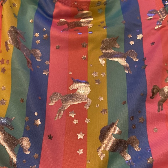 3T Unicorn bathing suit with tutu attached NWT bright colors girls - Picture 2 of 7